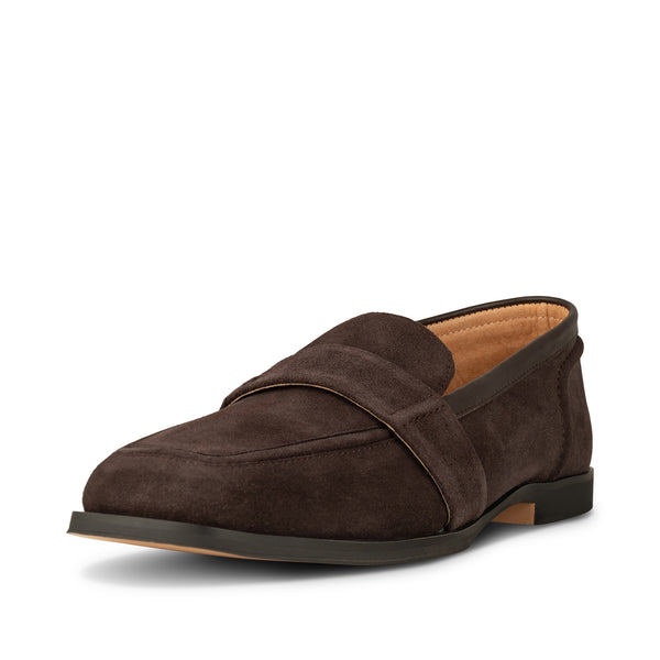 STB-ERIKA SADDLE LOAFER SUEDE - Chocolate