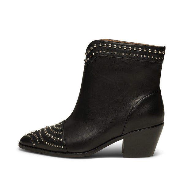 STB-ANNIKA WESTERN STUD LEATHER - Black