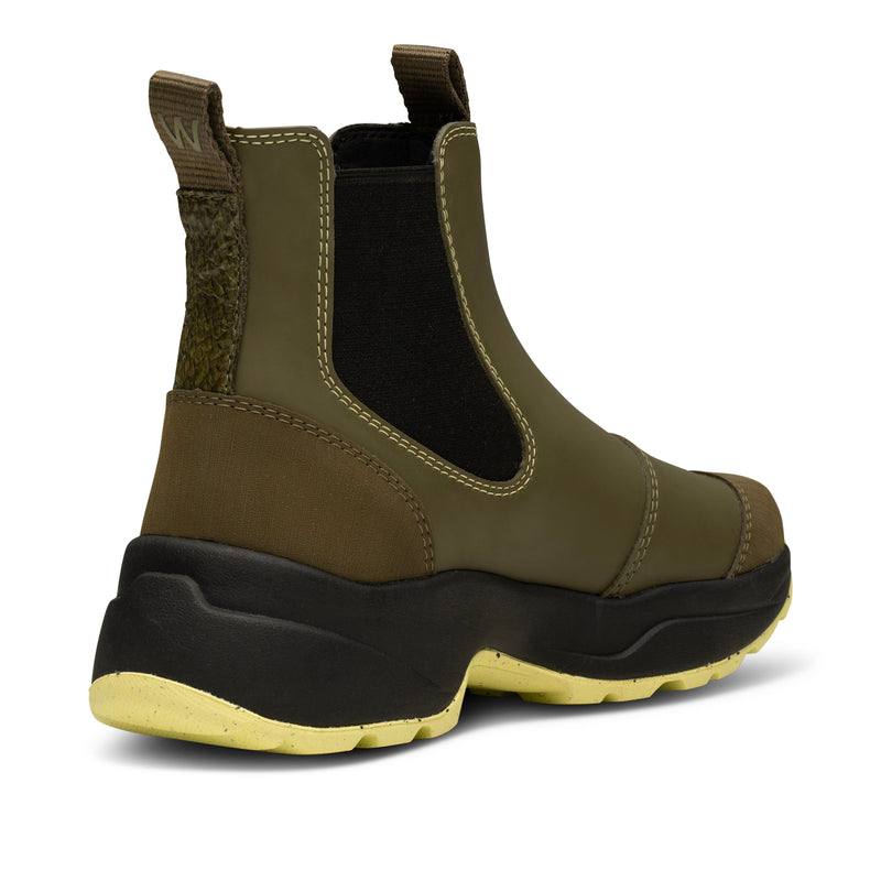 Siri Waterproof - Dark Olive/Pale Lime